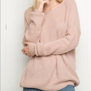 ❌brandy melville ollie pink sweater❌ SOLD
